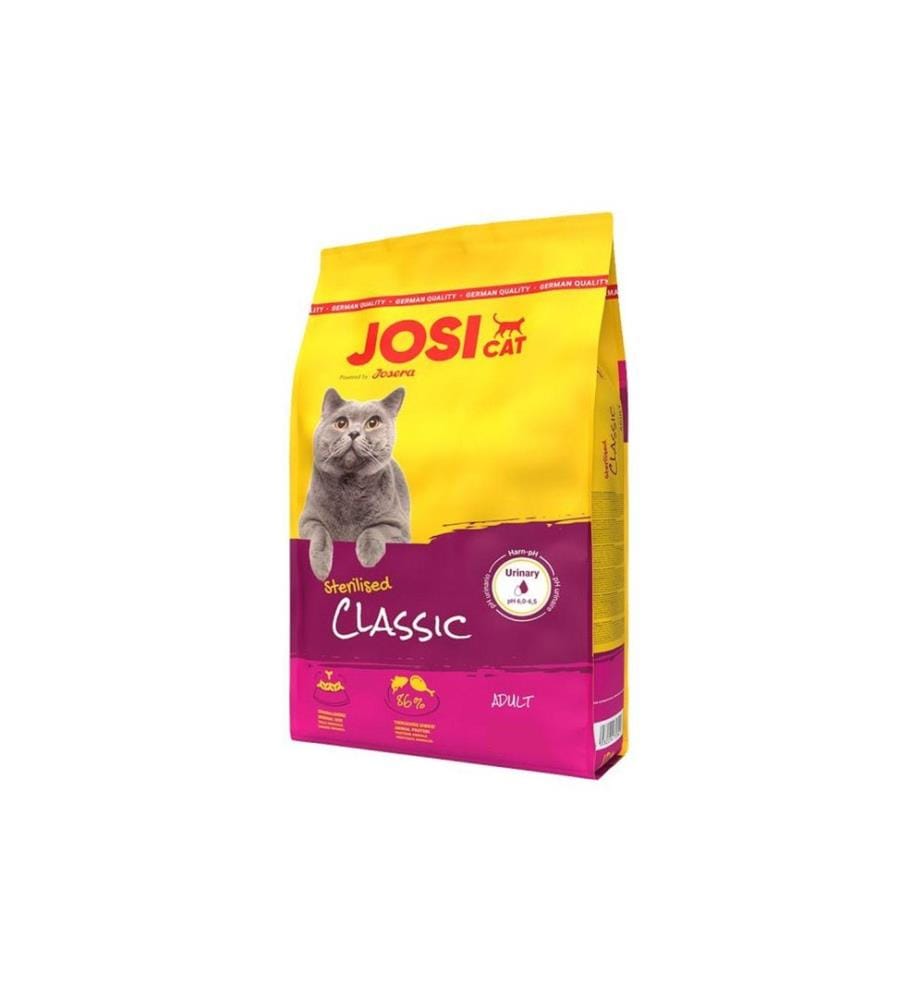 Josi Cat & Dog by Josera - Alimentation sèche JosiCat Sterilised Classic, Adulte, 0.65 kg