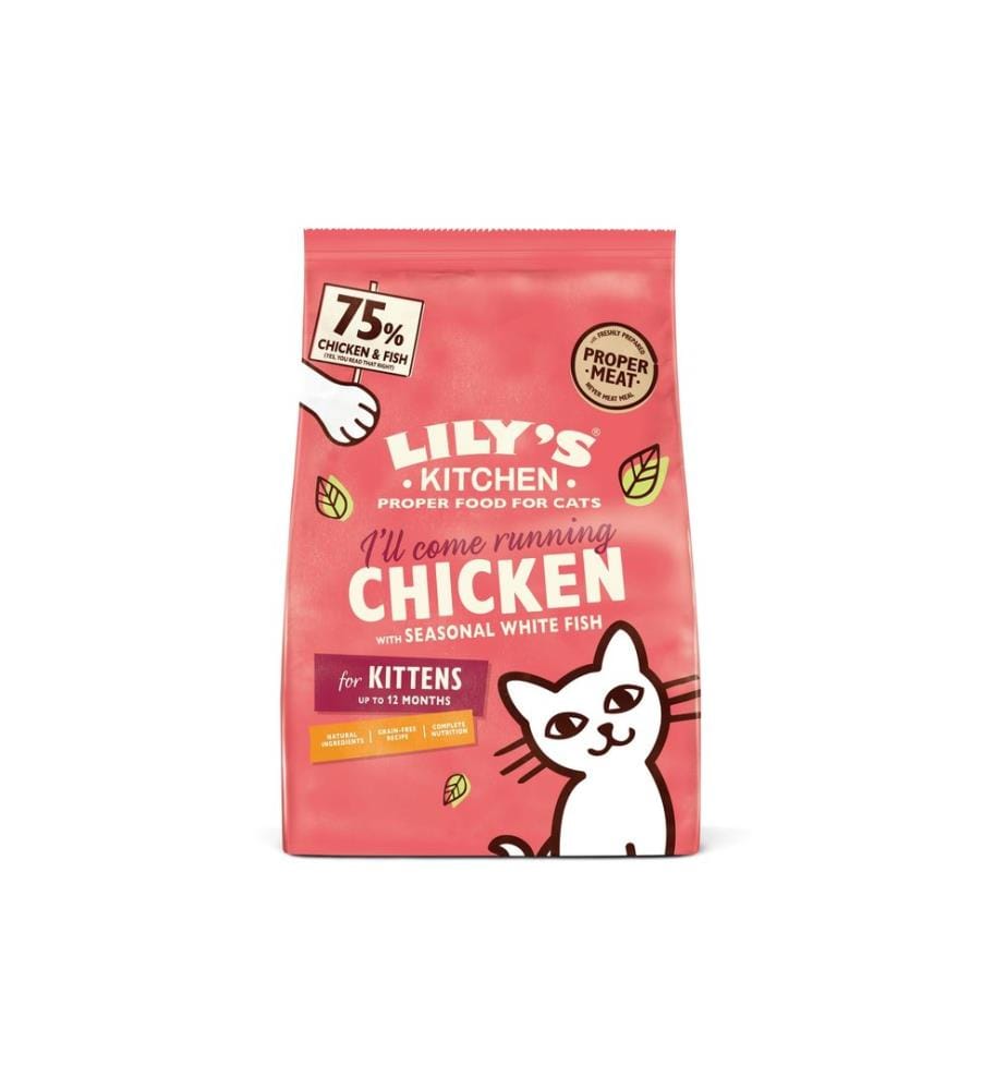 LILY'S KITCHEN - Alimentation sèche Kitten Poulet 800g