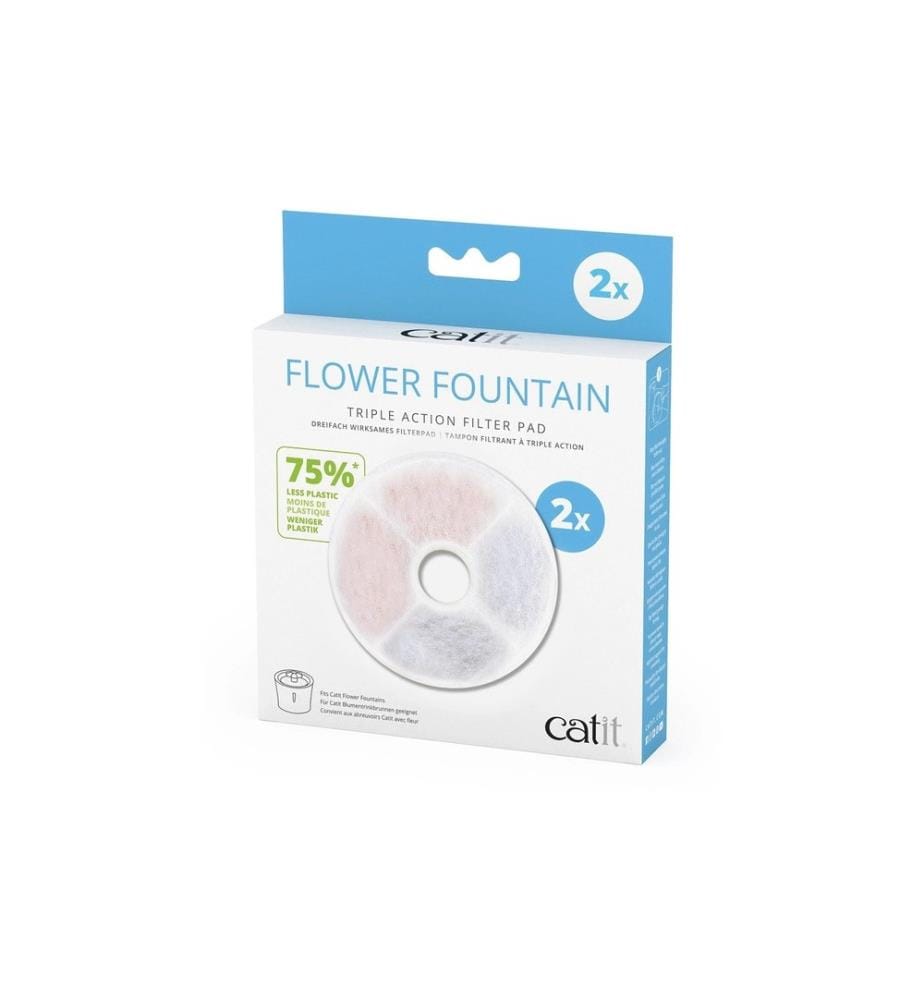 CATIT - Accessoire Filtre de rechange Triple Action, 2 pièces