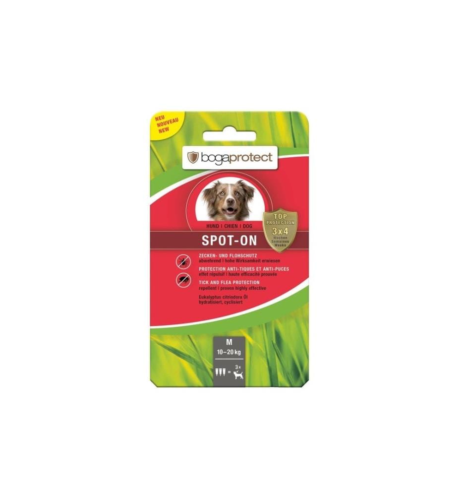 BOGAR - Gouttes anti-parasite bogaprotect Spot-on Chien M