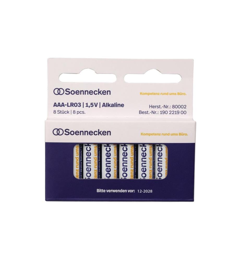 Soennecken - Pile AAA , 8 Pièce/s