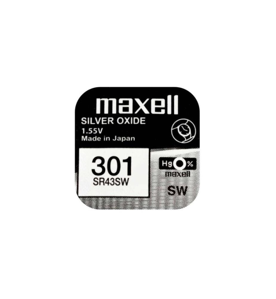 MAXELL EUROPE LTD. - Pile bouton 301 SR43SW , 10 Pièce/s