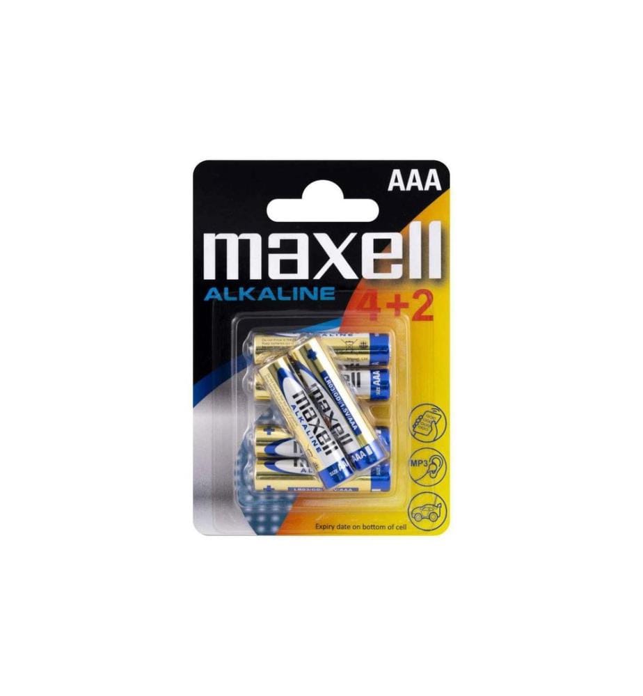 MAXELL EUROPE LTD. - Pile Alkaline AAA , 6 Pièce/s
