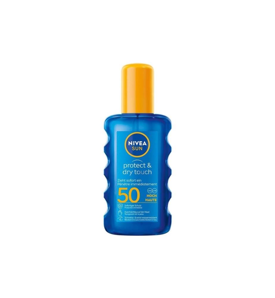NIVEA SUN - Spray de protection solaire Protect and Dry LSF 50 200 ml