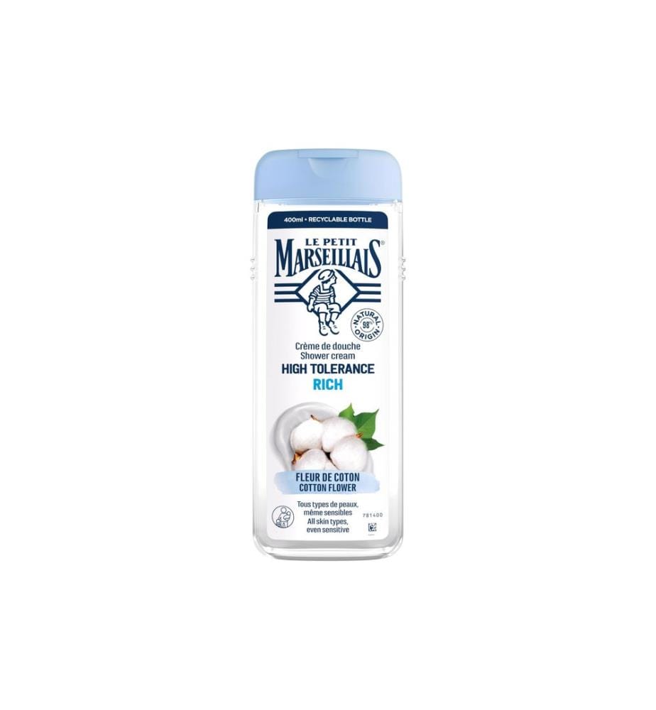 Le petit Marseillais - Crème de douche Sensitive Cotton 400 ml