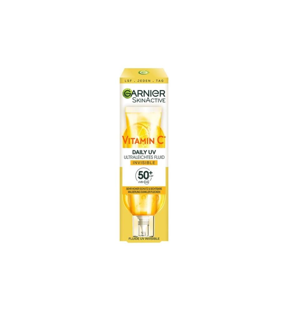 Garnier - Crème solaire Vitamin C Daily UV Fluid Invisible 40 ml