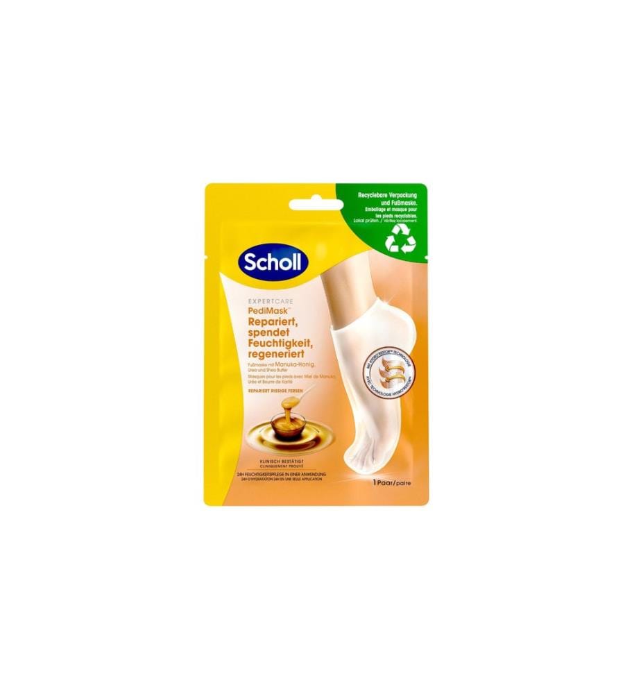 Scholl - Masque pour les pieds Miel de manuka 1 paire