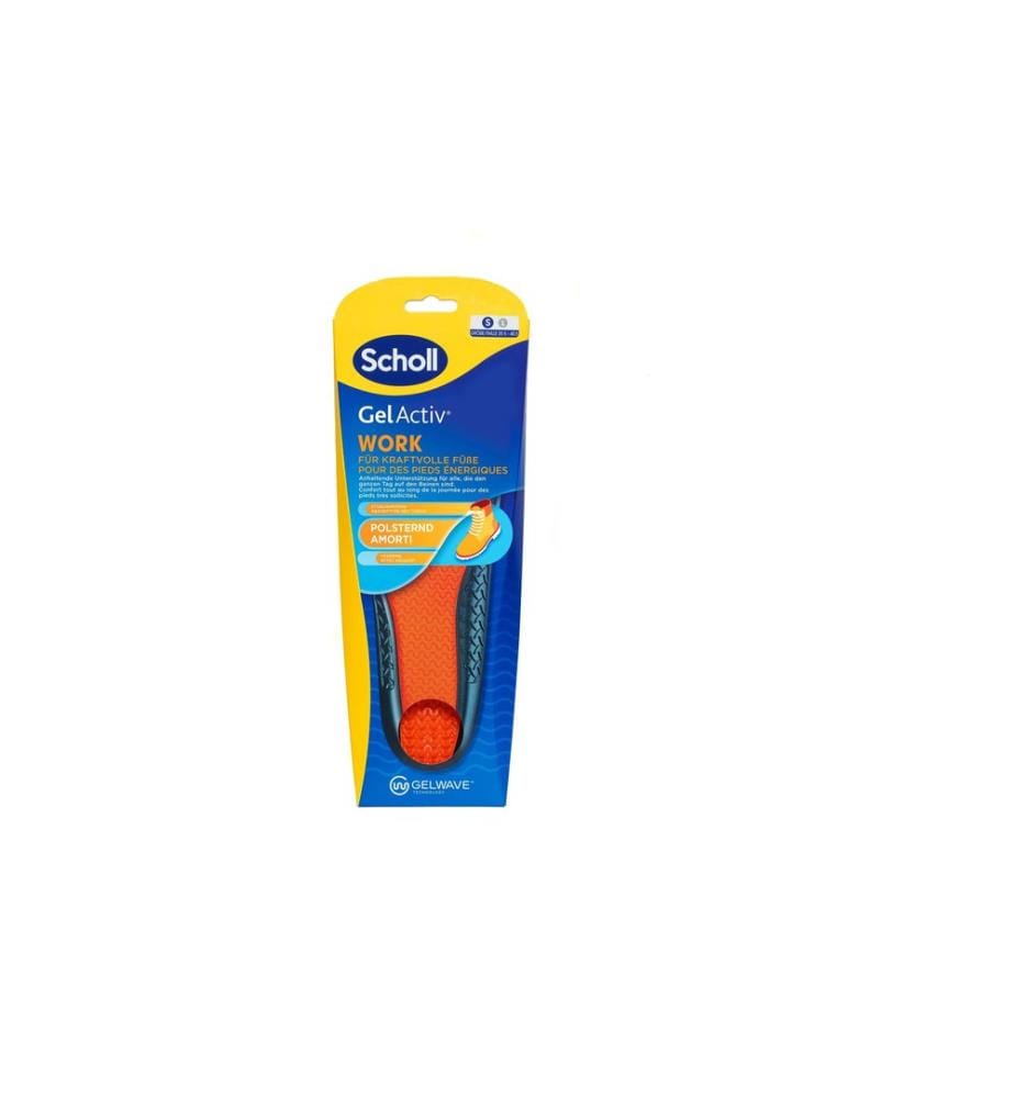 Scholl - Semelles intérieure GelActiv Work and Boot S 1 paire