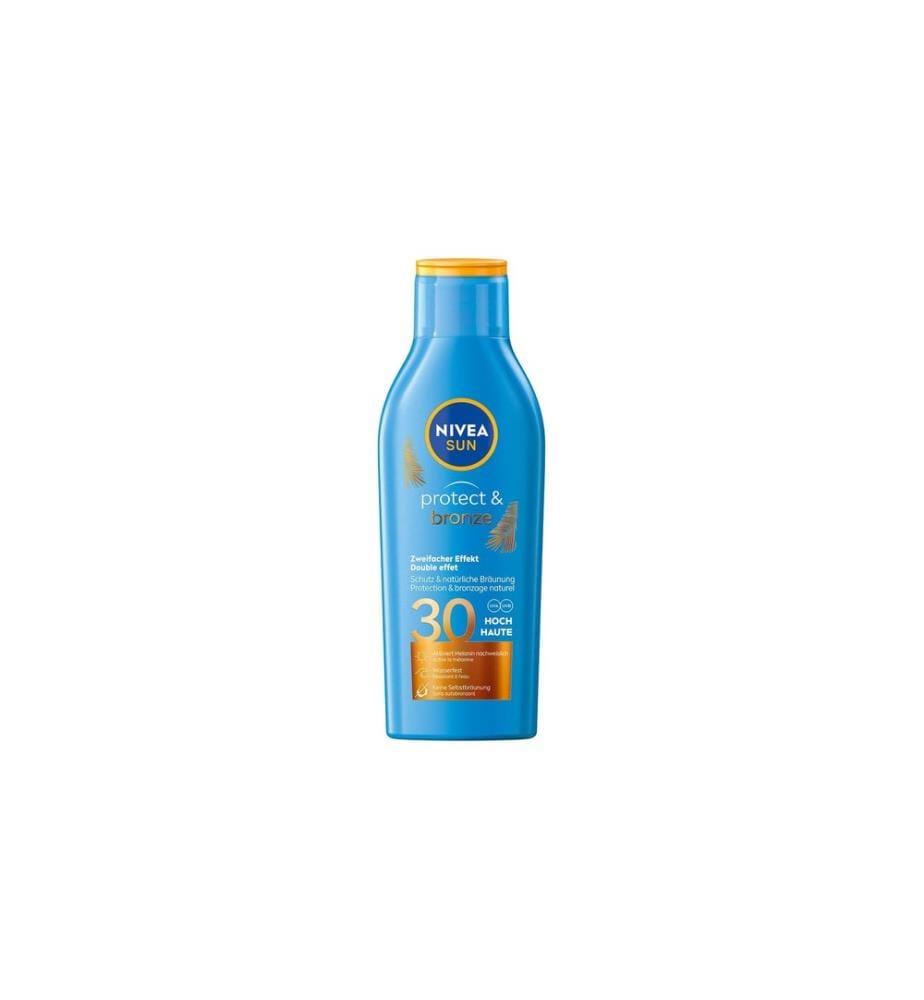 NIVEA SUN - Lotion solaire Protect and Bronze LSF 30 200 ml