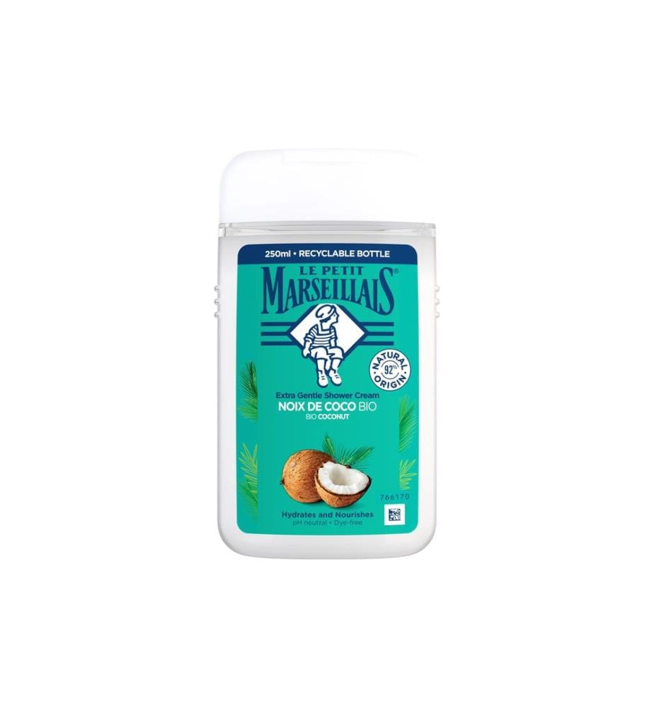 Le petit Marseillais - Crème de douche Noix de coco 250 ml