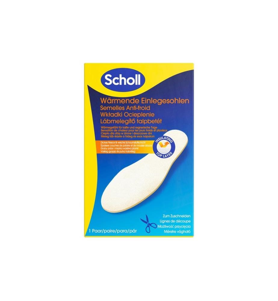 Scholl - Semelles intérieure Warm Feet en format plié 1 Pièce/s