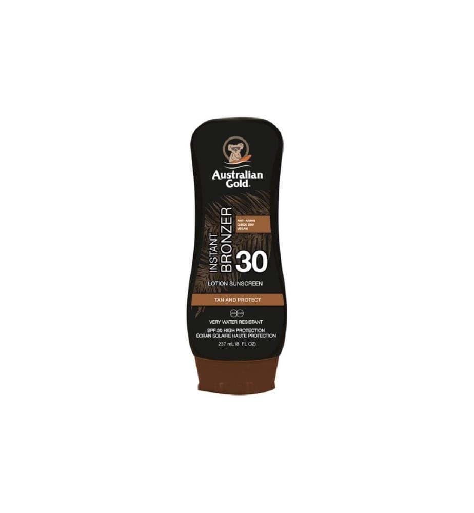 Australian Gold - Crème solaire Lotion avec bronzer SPF 30 237 ml