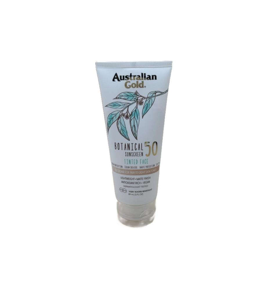Australian Gold - Crème solaire Botanical Tinted Face Light SPF 50 89 ml