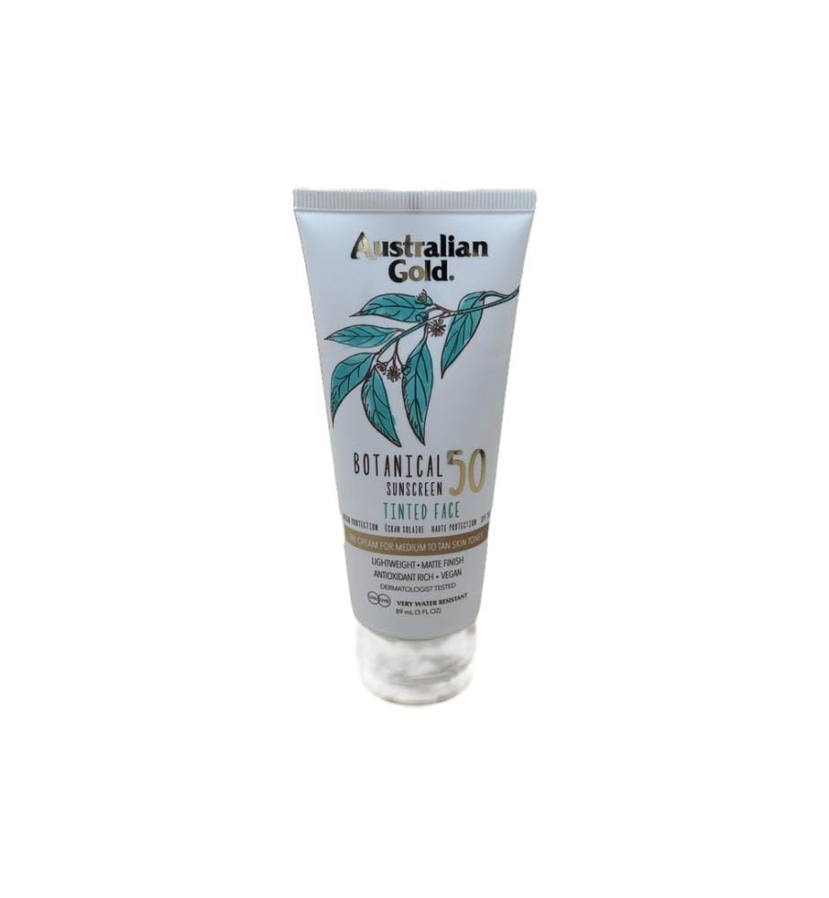Australian Gold - Crème solaire Botanical Tinted Face Medium SPF 50 89 ml