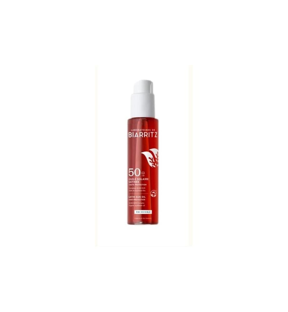 Laboratoires de Biarritz - Huile solaire Satin SPF50 125 ml