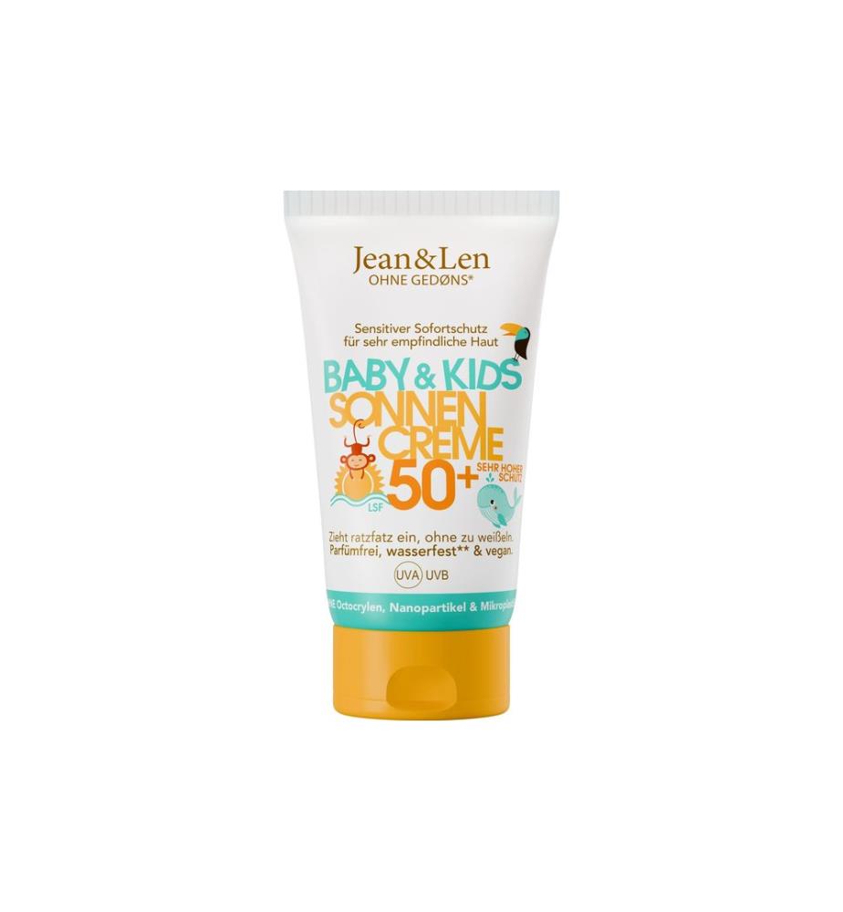 Jean & Len - Crème solaire Sensitive Baby and Kids LSF 50+ 150 ml