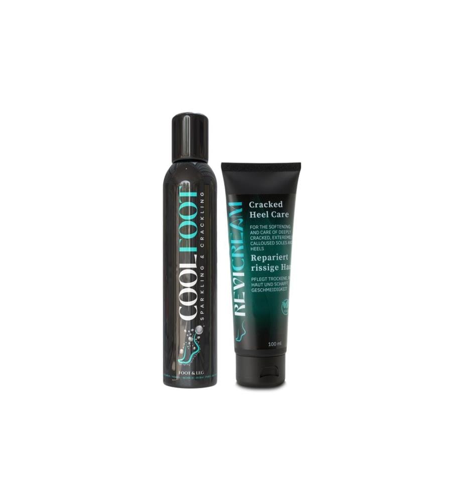 COOLFOOT - Baume Sparkling et crème pour les pieds 2 pièces