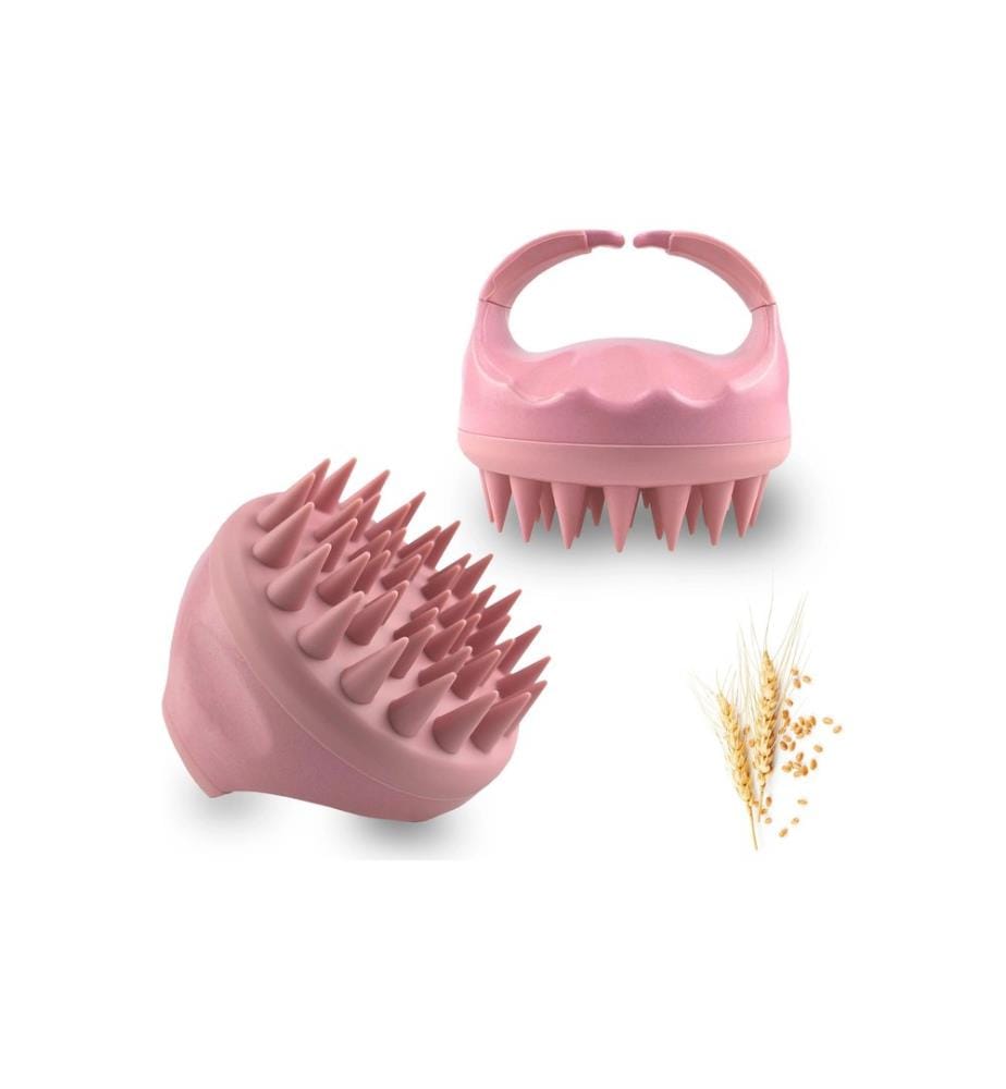 QUICK AID - Brosse de massage et de soin à la paille de blé Rose