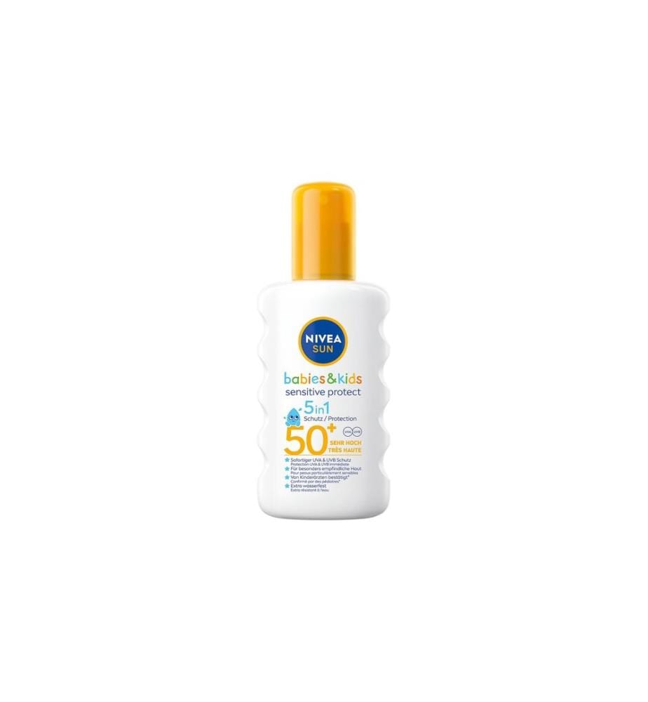 NIVEA SUN - Spray de protection solaire Kids Protect and Play Sensitive LSF 50+ 200 ml