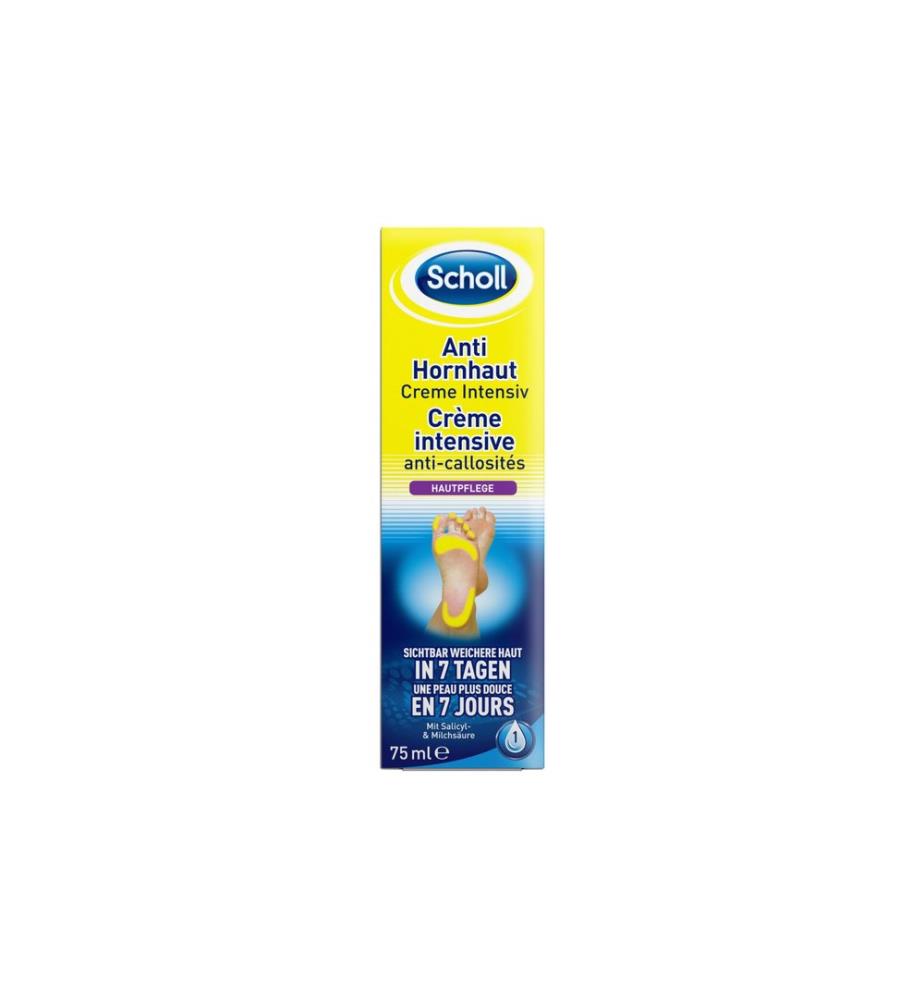 Scholl - Crème pour les pieds Anti-corporel Intensif 75 ml