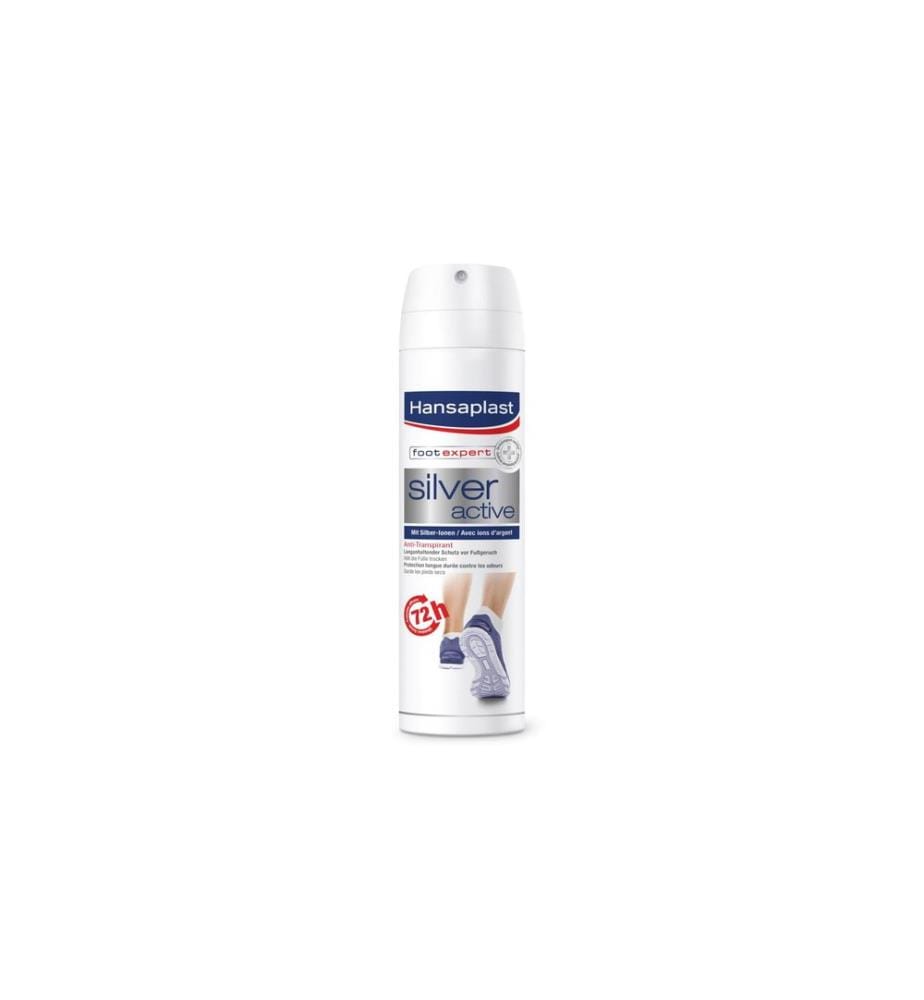 Hansaplast - Désodorisant pour pieds Silver Active 150 ml