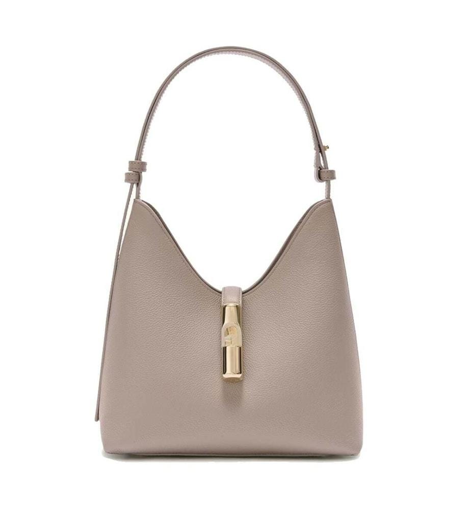 Sac hobo Goccia S - Beige Clair