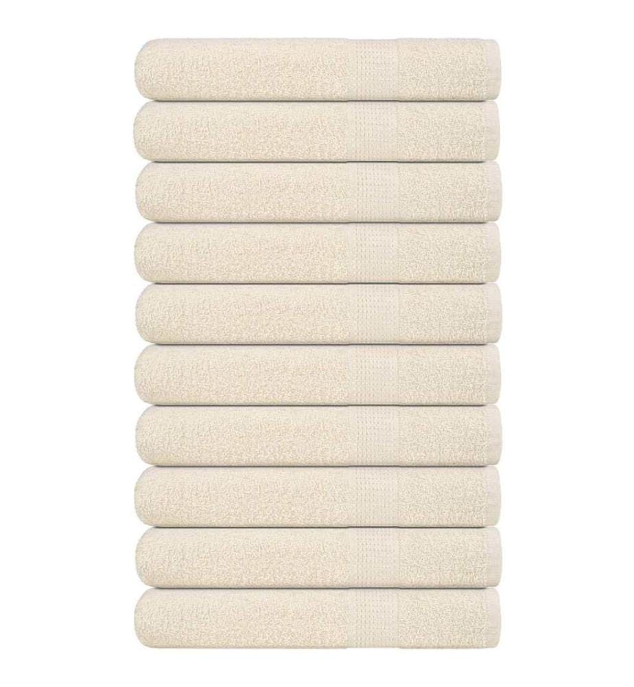 Serviettes FROGN 10 pcs crème 100x200 cm 360 g/m²
