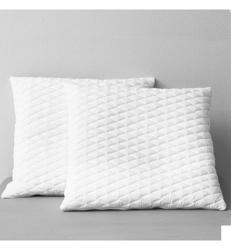 Oreillers lot de 2 70x60x14 cm Mousse à mémoire de forme