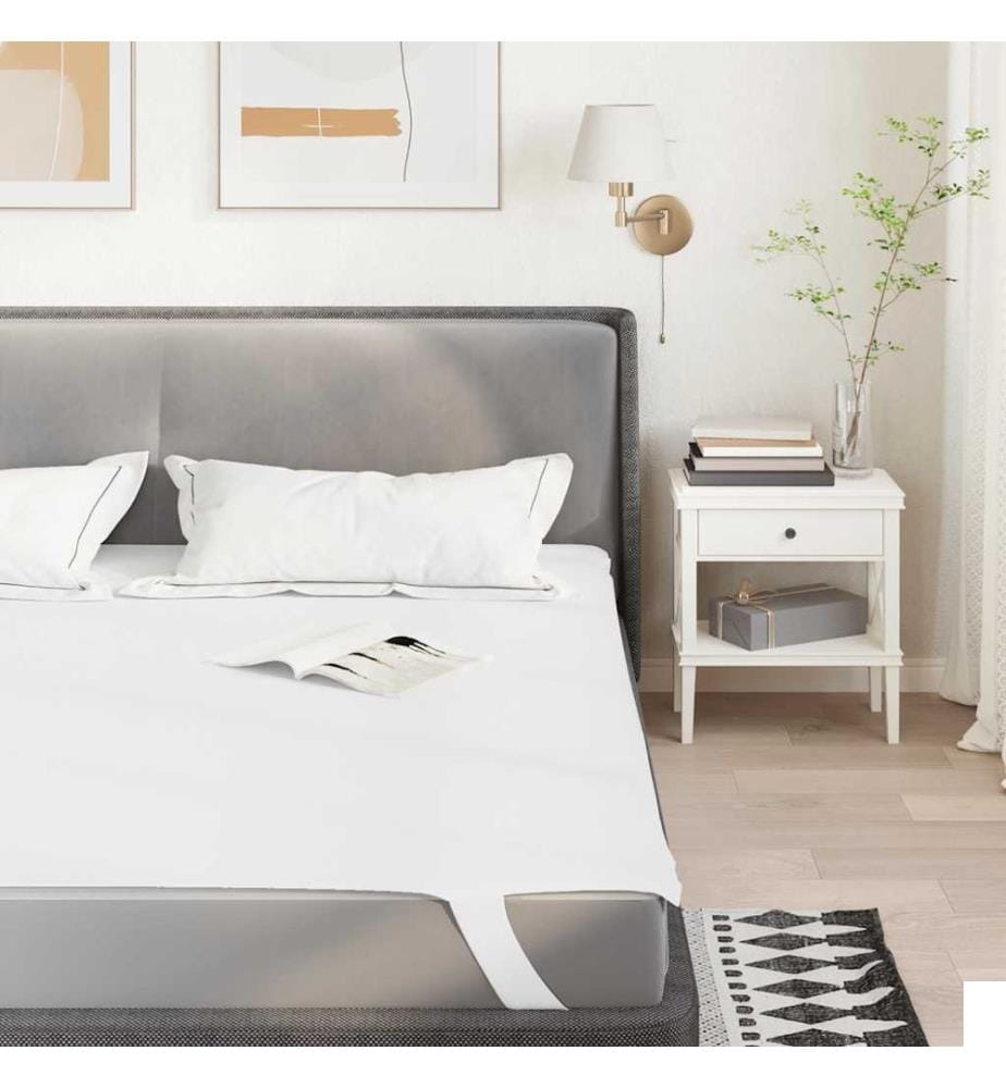 Protège-matelas blanc 180x200 cm imperméable