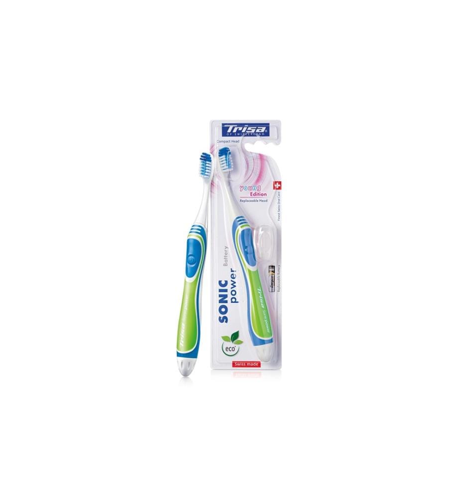 TRISA - Brosse à dents sonique Sonic Power Battery Young Edition