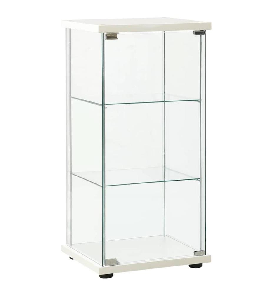Armoire de rangement Verre trempé Blanc