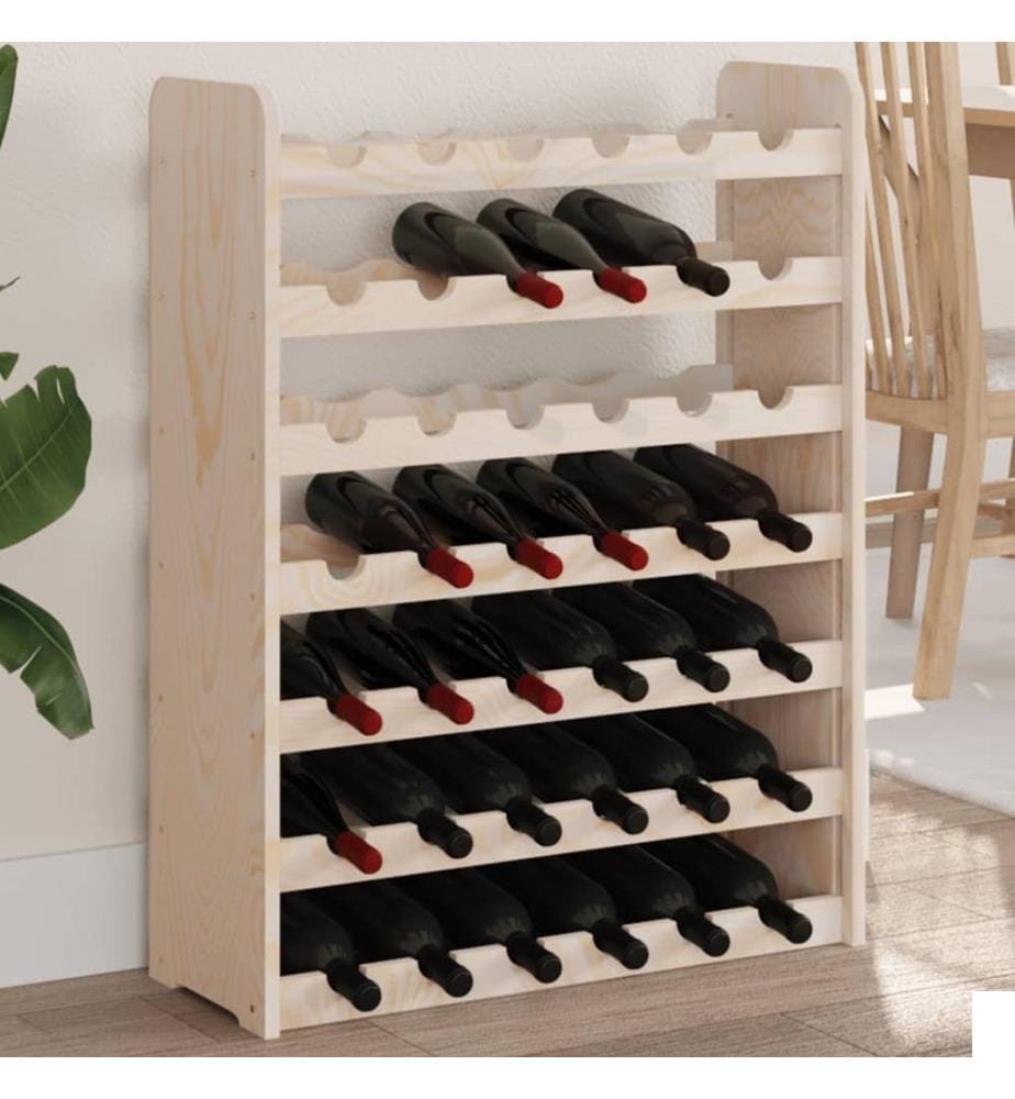Casier à vin 67,5x25x87 cm Bois de pin massif