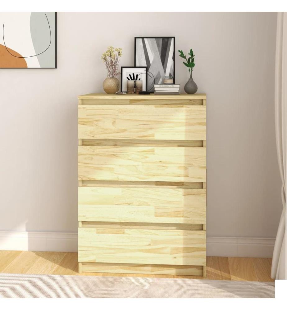 Armoire d'appoint 60x36x84 cm Bois de pin massif