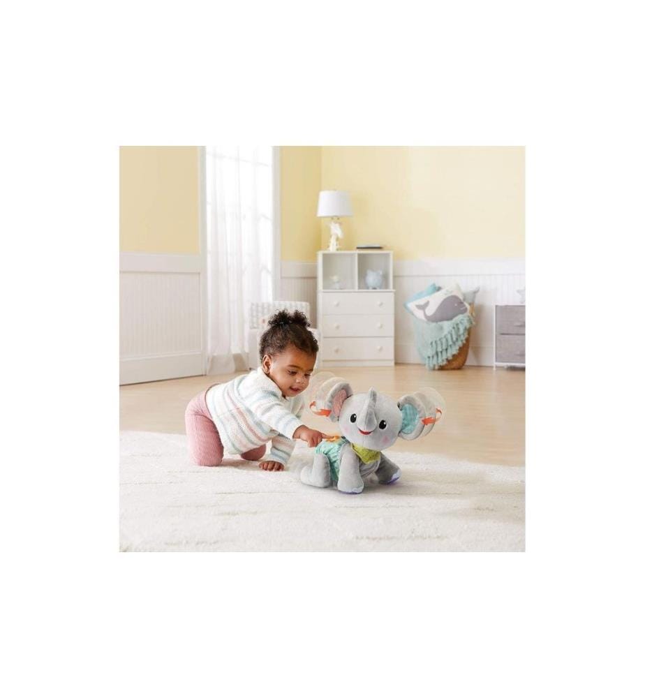 VTECH - Peluche fonctionnelle Krabbel mit mir  Elefant -DE-