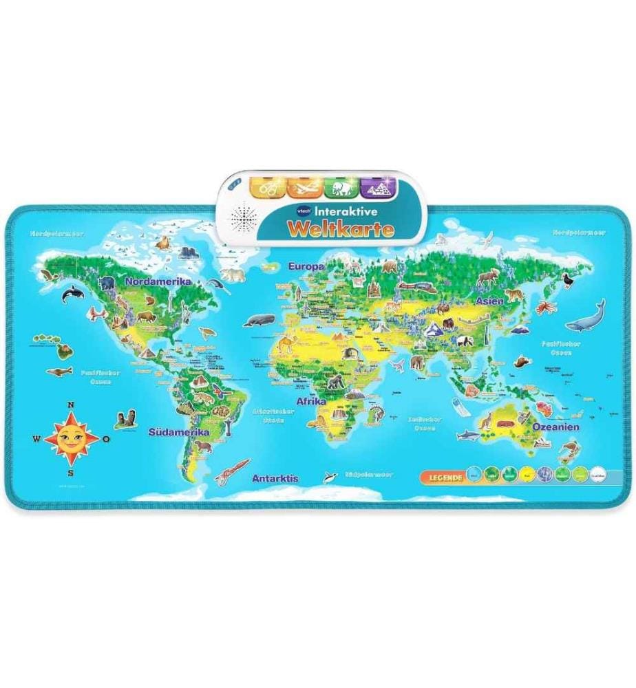 VTECH - Interaktive Weltkarte -DE-
