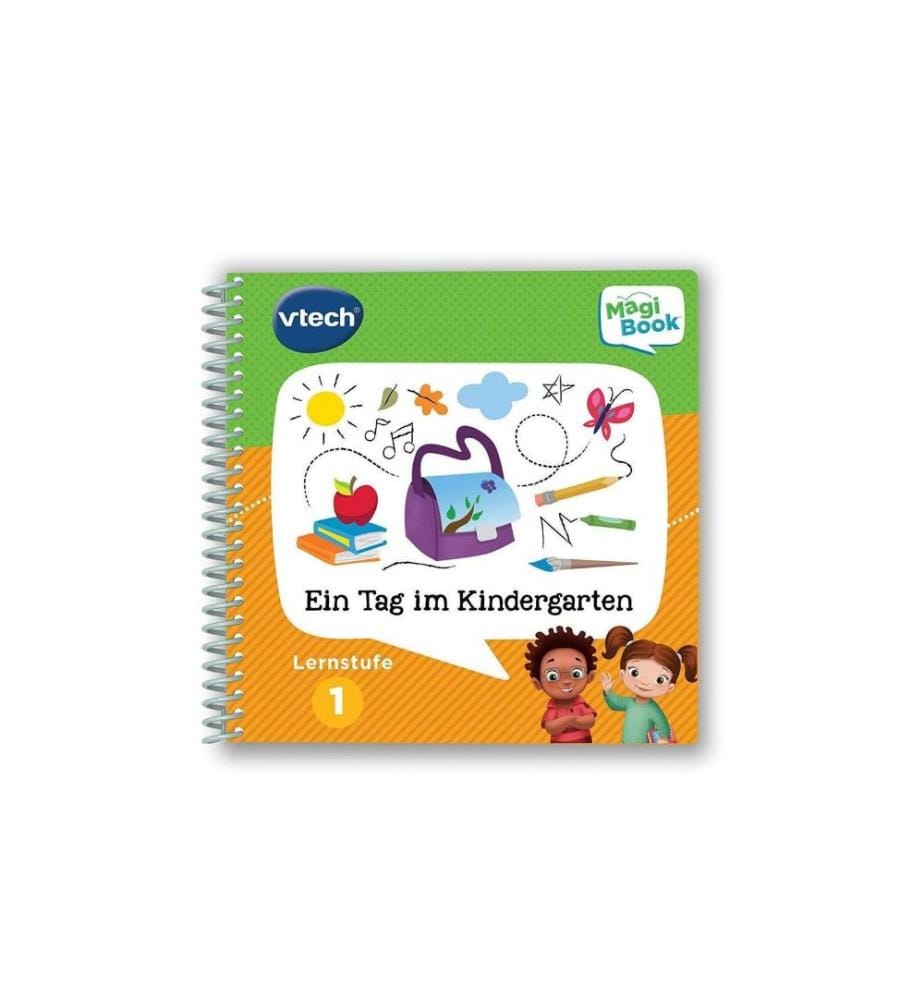 VTECH - Livre éducatif MagiBook Lernstufe 1 - Ein Tag im Kindergarten