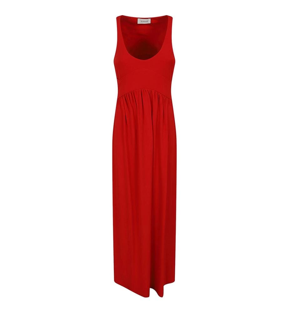 Robe en jersey - Rouge corail