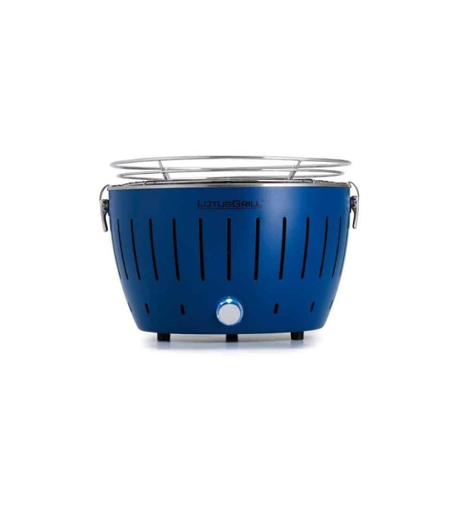 LOTUSGRILL - Barbecue de table Small bleu profond Ø 29 cm