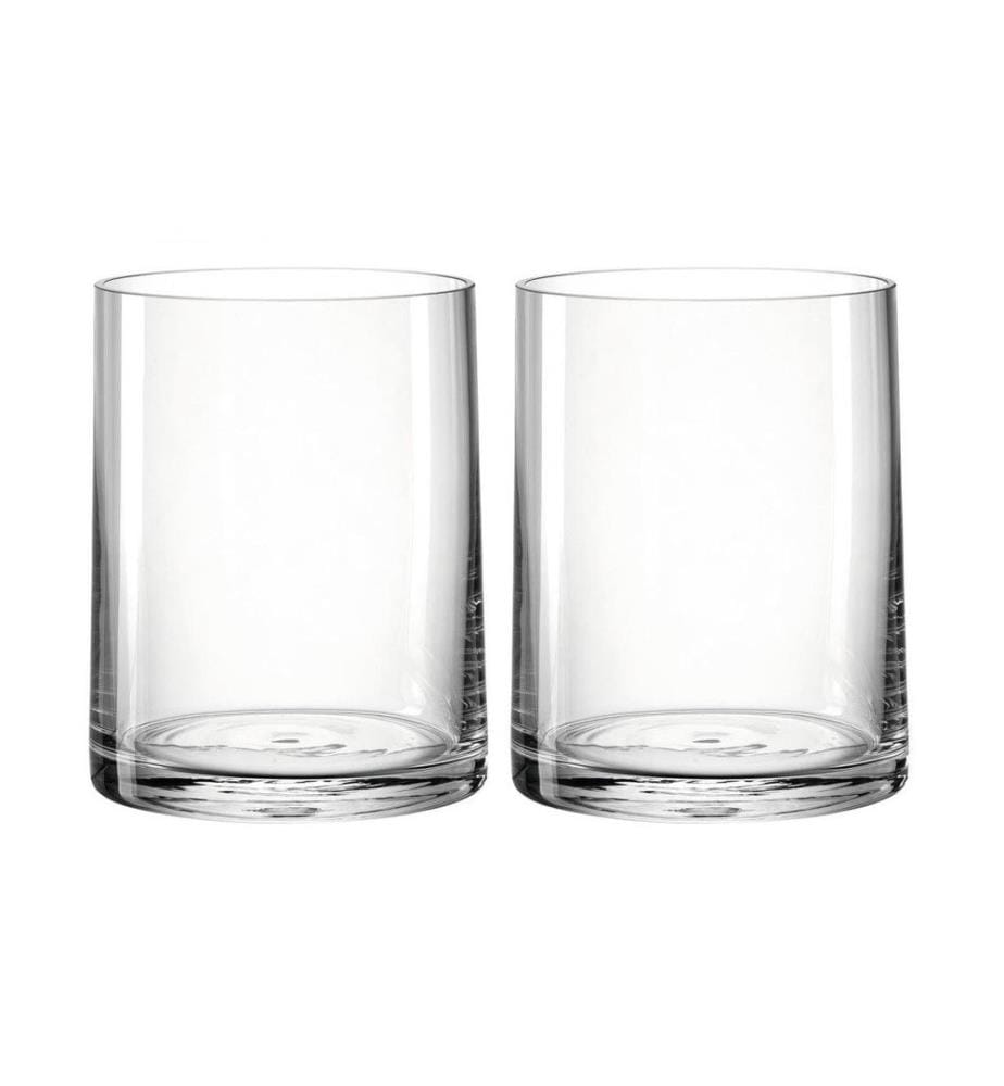 LEONARDO - Vase Novara 19 cm 2 pièces, transparentes