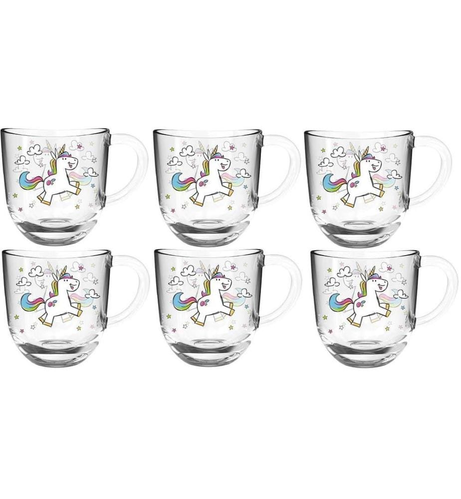 LEONARDO - Tasse pour enfants Bambini Licorne, 6 pièces