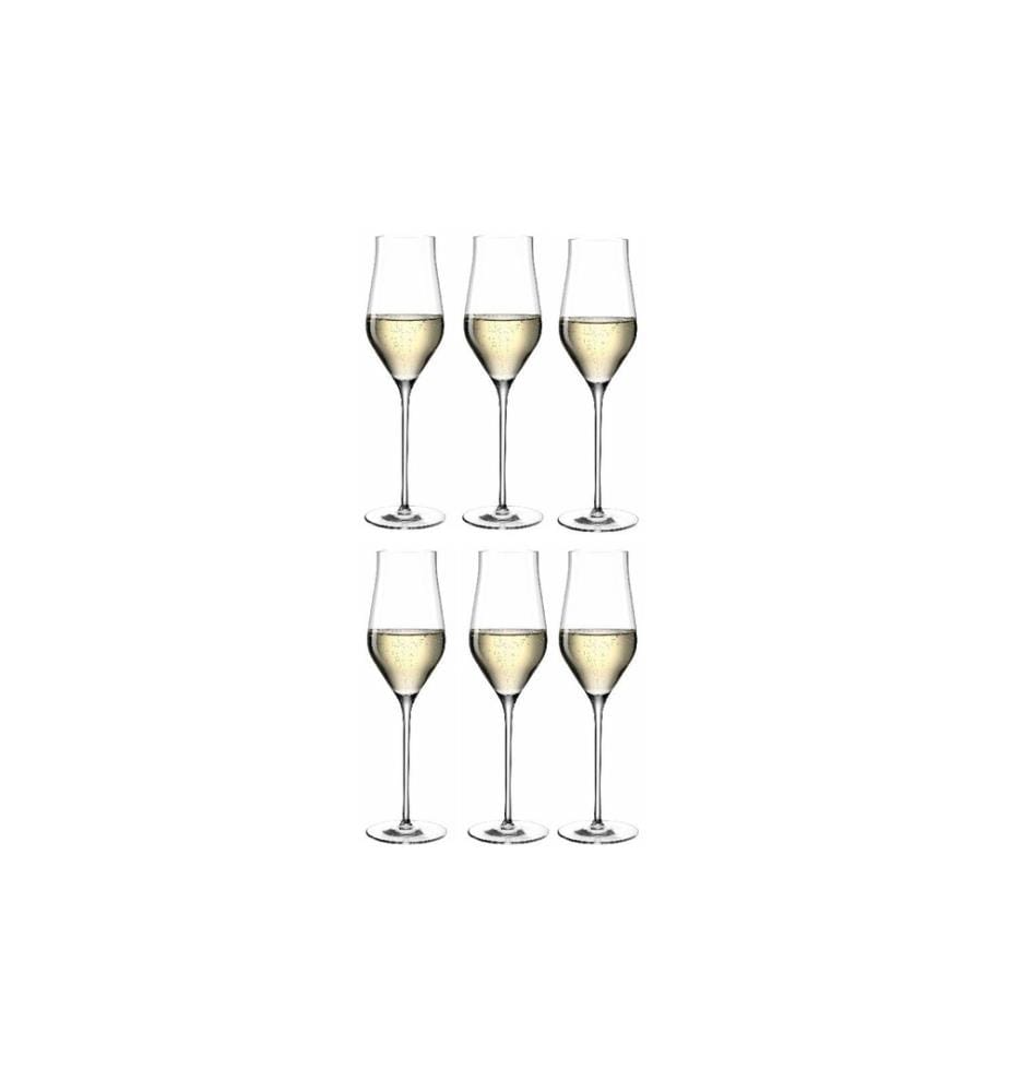 LEONARDO - Verre à Champagne Brunelli 340 ml, 6 Pièce/s, Transparent