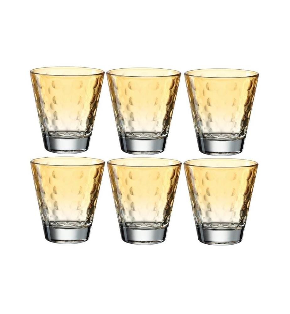 LEONARDO - Verre Optic Pastell 215 ml, 6 Pièce/s, Orange