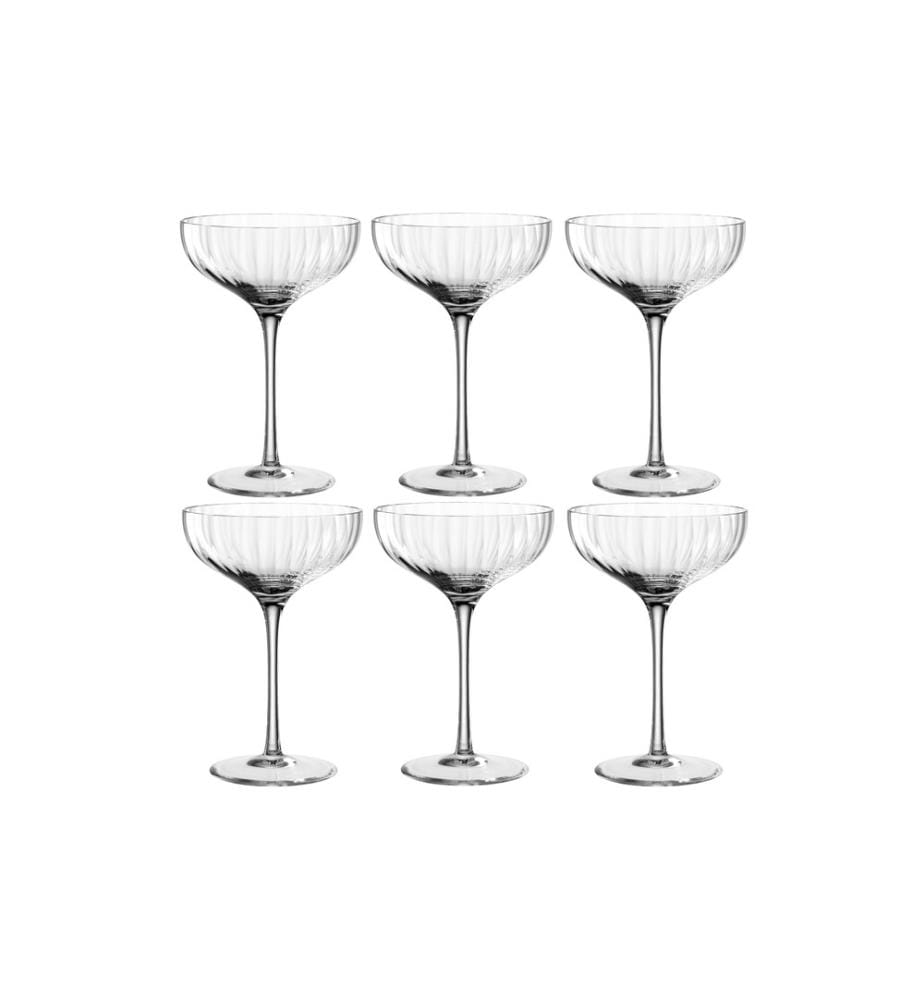 LEONARDO - Verre à Champagne Poesia 260 ml, 6 Pièce/s, Transparent