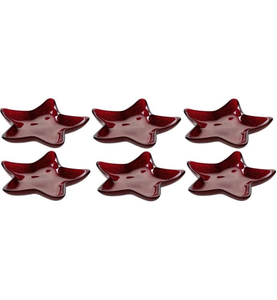 LEONARDO - Coupe Autentico 15 cm, 6 pièces, rouge