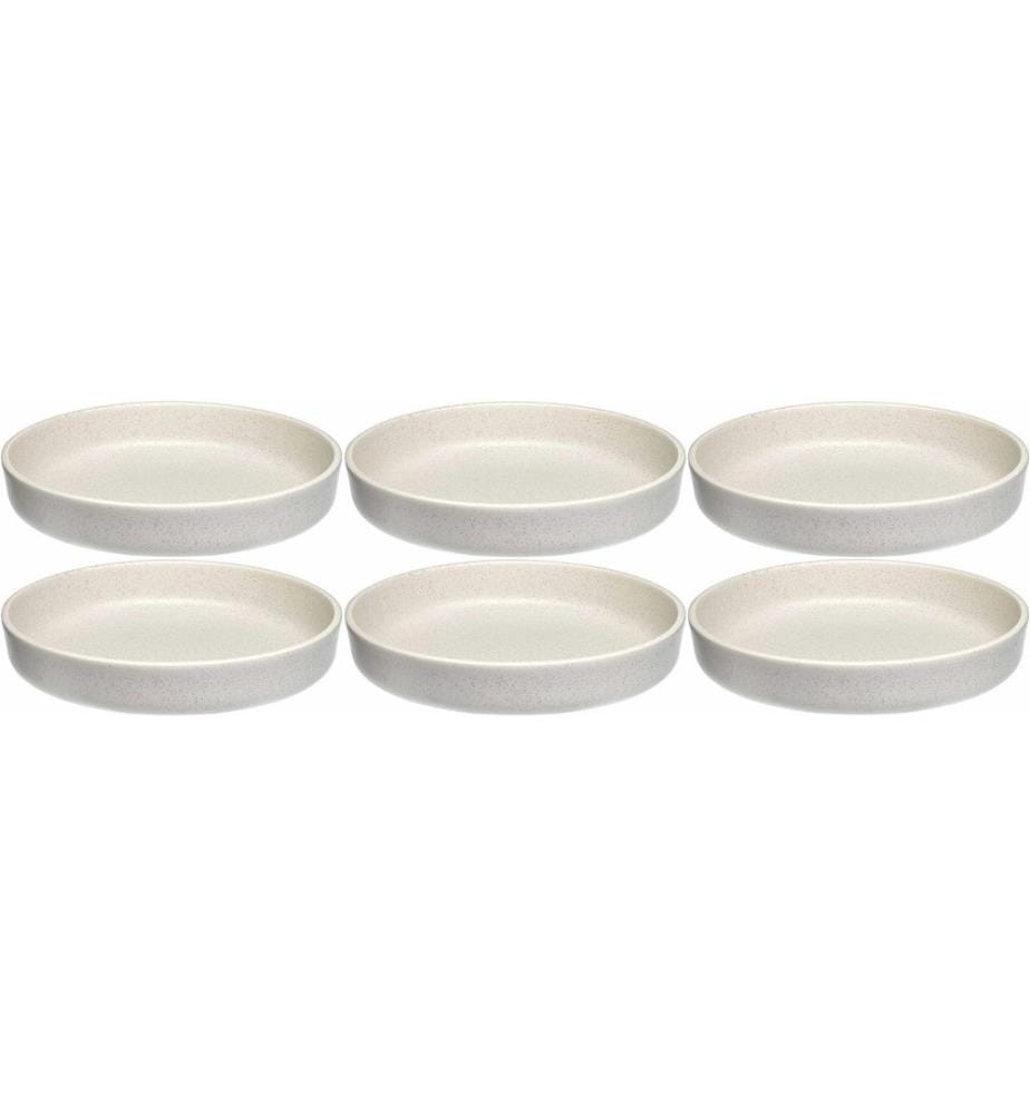 LEONARDO - Assiettes pour le petit-déjeuner et à dessert Roma 6 Pièce/s,Blanc