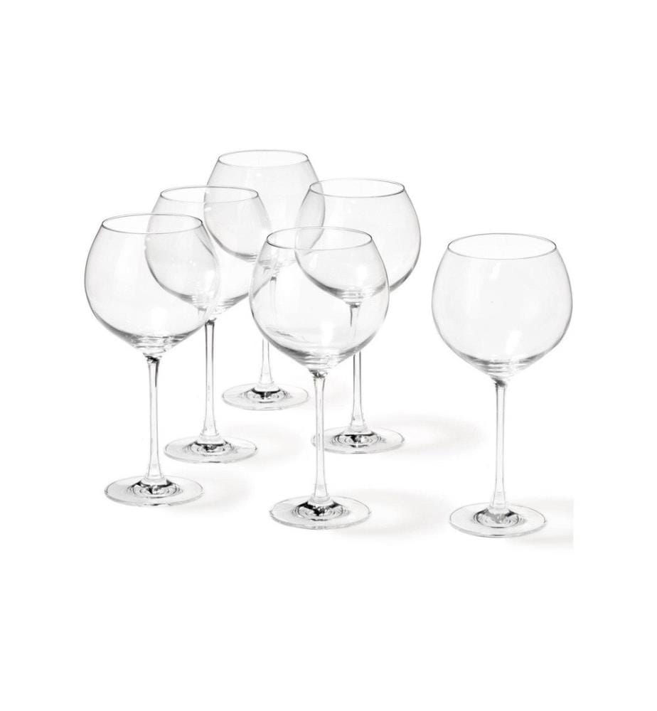 LEONARDO - Verre à vin rouge Cheers Burgunder 750 ml, 6 Pièce/s, Transparent
