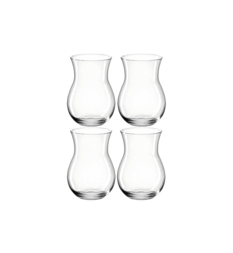 LEONARDO - Ensemble de vases Casolare 18 cm 4 pièces, Transparent