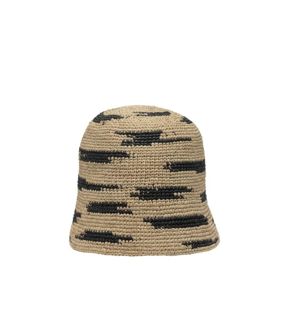 Chapeau zébré Andao - Beige