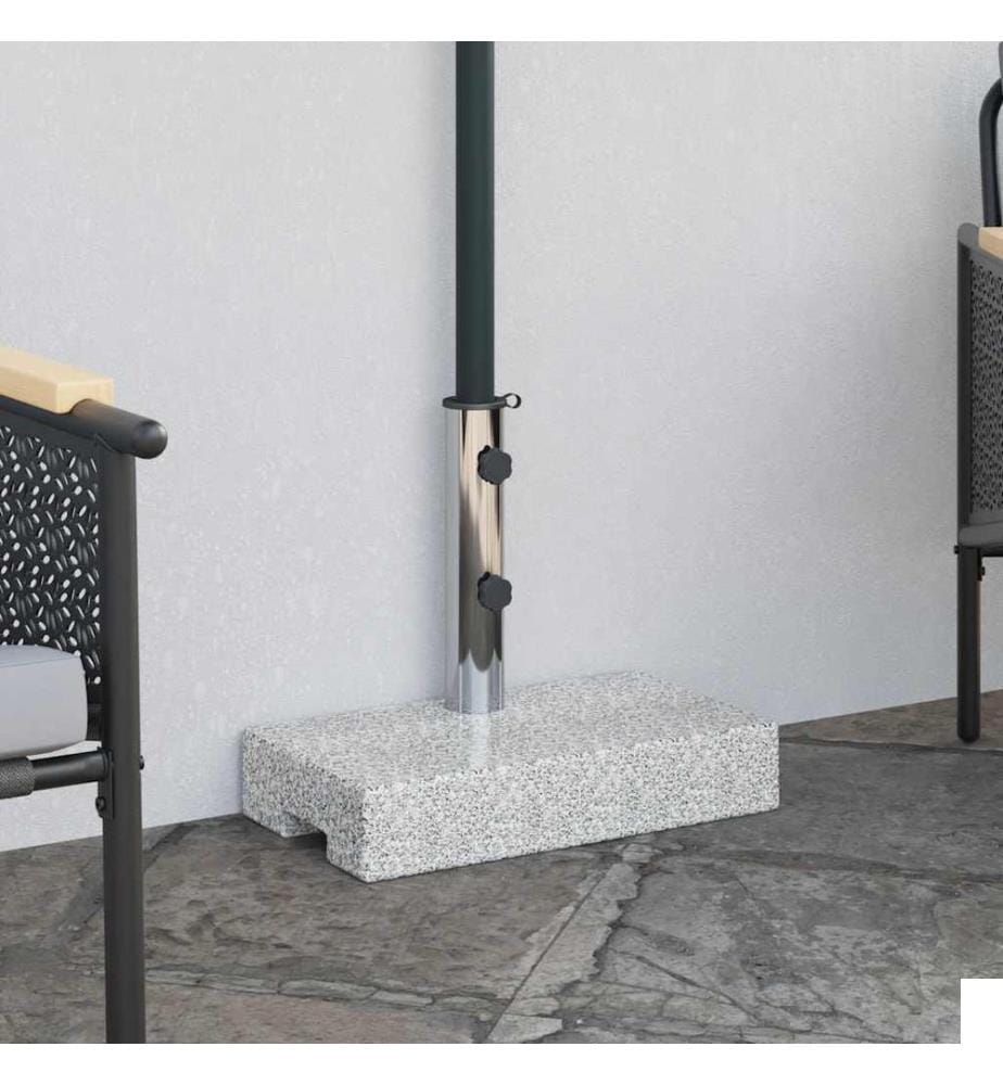 Socle de parasol Granite rectangulaire 25 kg