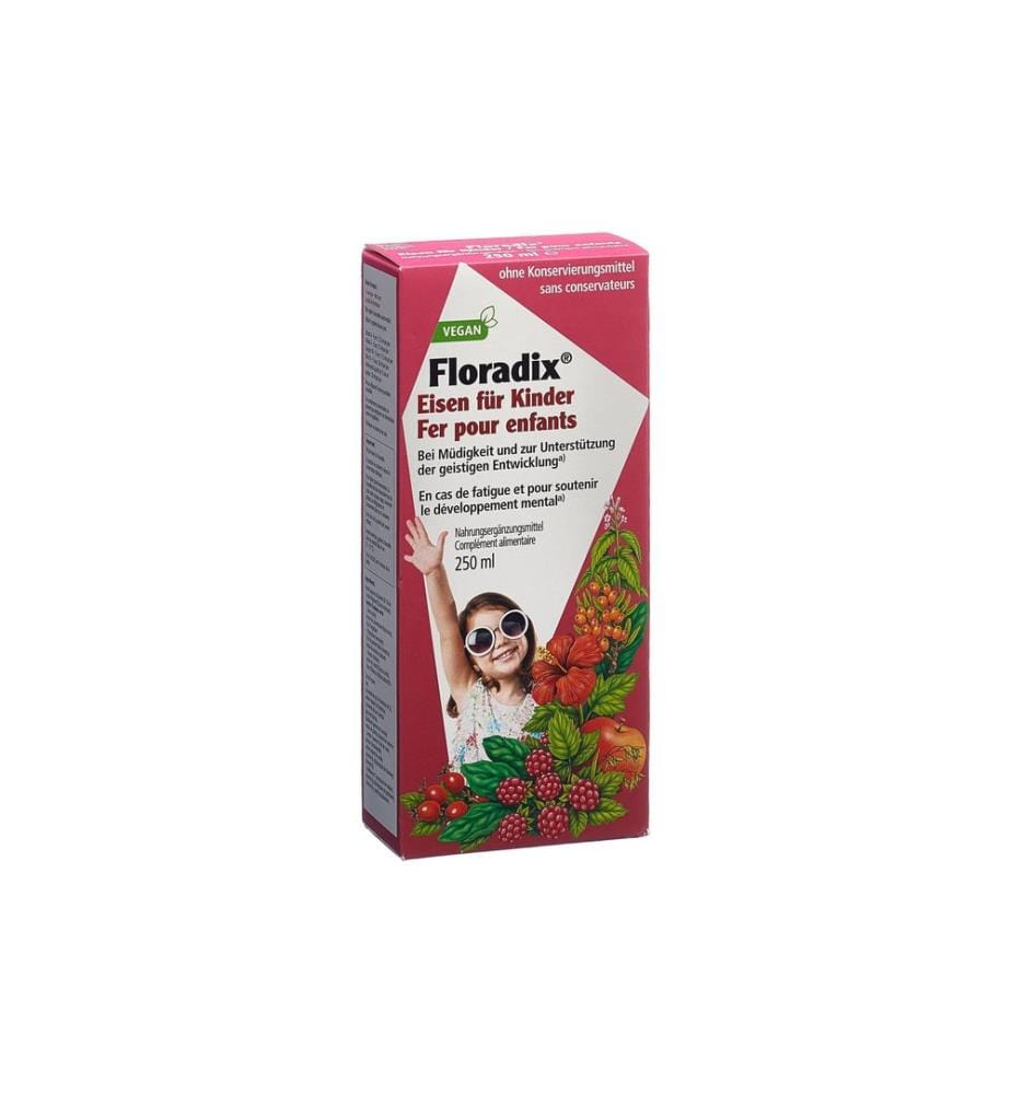 Floradix - Fer à repasser pour enfants 250 ml